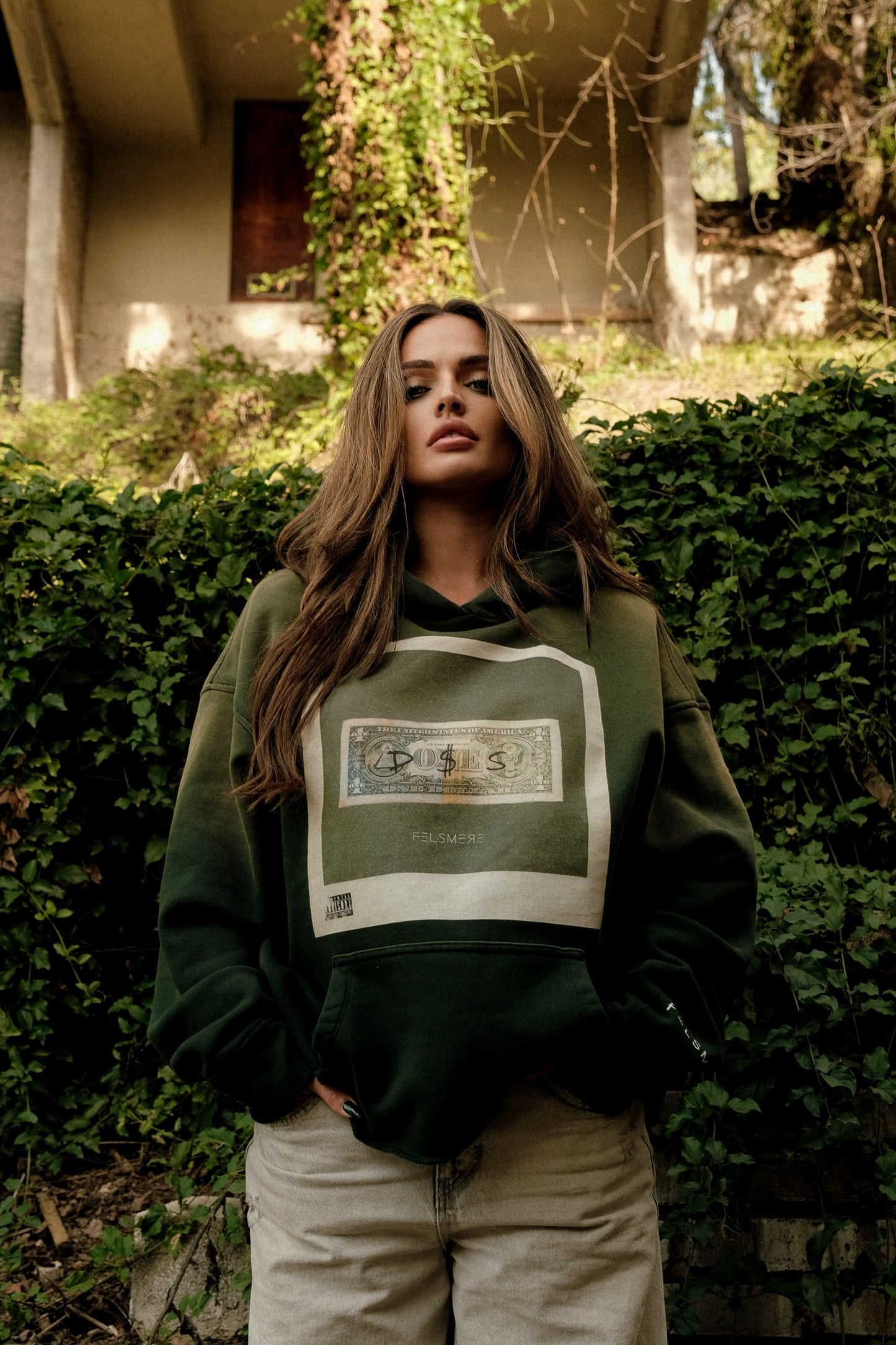 Custom 'Do$es' Hoodie - Green